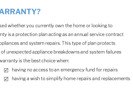 home warranty policy